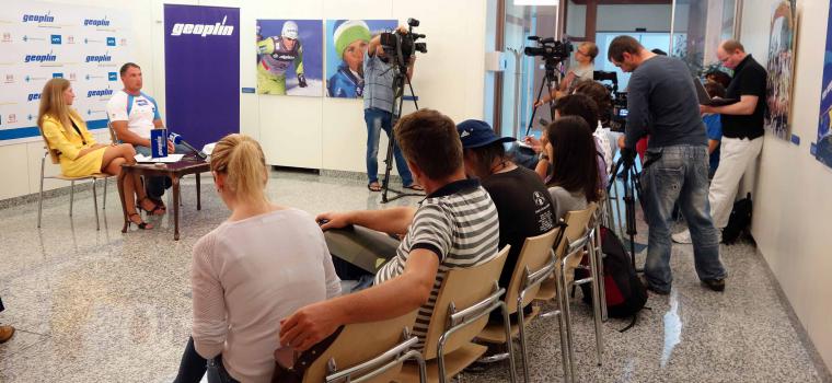 Novinarska konferenca Primoža Kozmusa